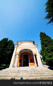 column old architecture in italy europe milan religio and sunlight