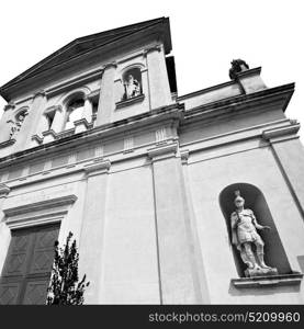 column old architecture in italy europe milan religio and sunlight