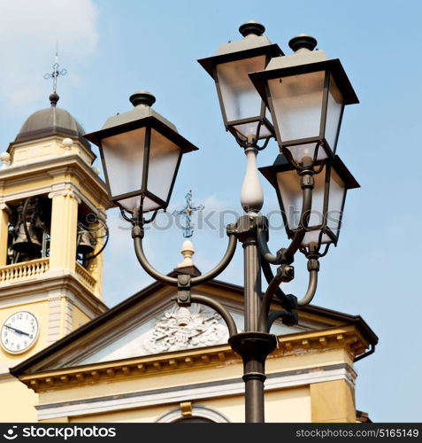 column old architecture in italy europe milan religion and sunlight