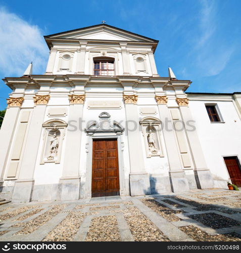 column old architecture in italy europe milan religion and sunlight