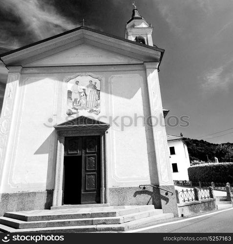 column old architecture in italy europe milan religion and sunlight