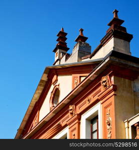 column old architecture in italy europe milan religion and sunlight