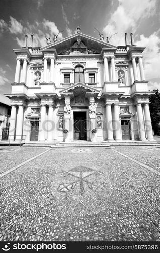 column old architecture in italy europe milan religion and sunlight