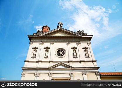 column old architecture in italy europe milan religion and sunlight