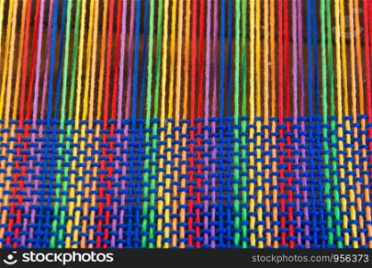 Comb loom with rainbow colors and diversity flag