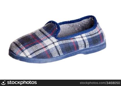 Comfortable shoe for home on a white background
