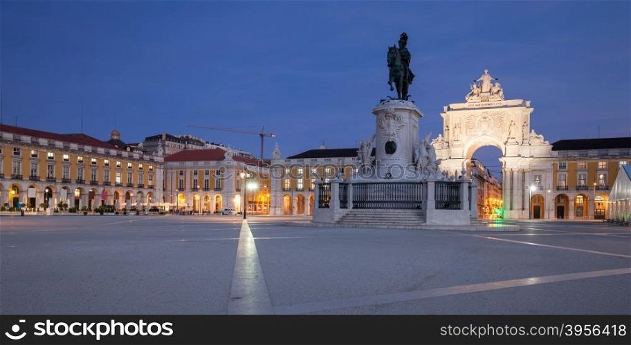 Commerce Square in Lisbon, Portugal