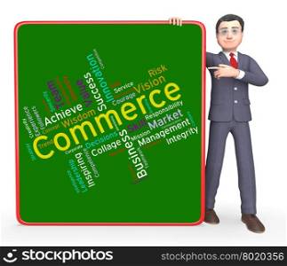 Commerce Words Meaning Importing Selling And Buy