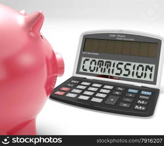 Commission Calculator Shows Bonus Income Benefit Or Award