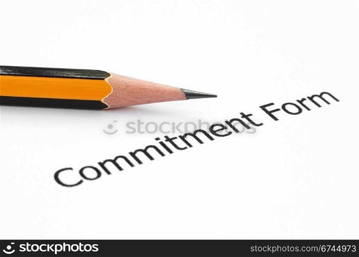 Commitment form