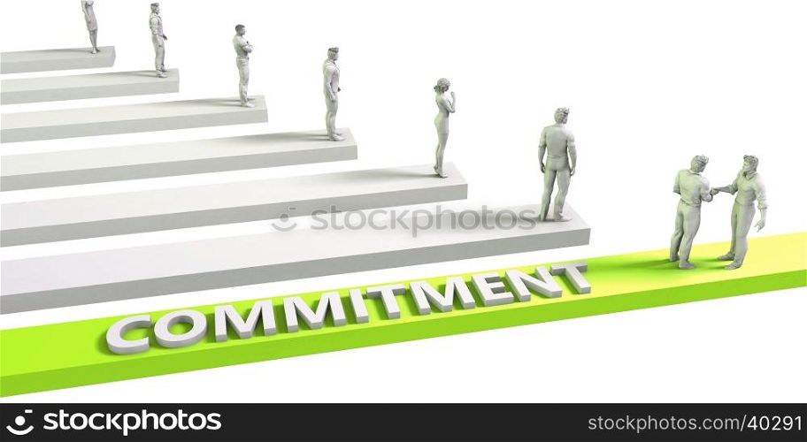 Commitment Mindset for a Successful Business Concept. Commitment