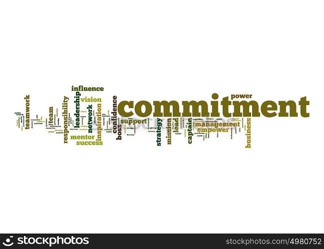 Commitment word cloud
