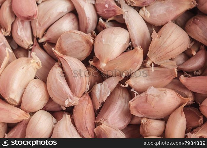 Common Garlic, Allium ,Garlic in thai kitchen