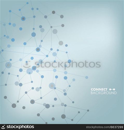 Communication abstract vector. Network background.. Communication abstract vector. Network background