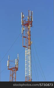 communications tower for tv and mobile phone signals