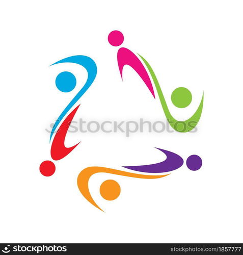 community logo template vector icon design