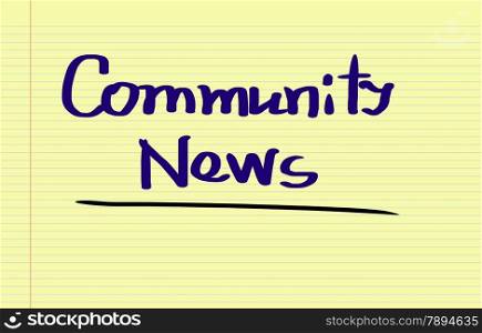 Community News Concept