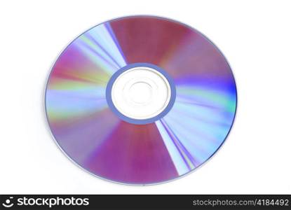 compact disc isolated on white background