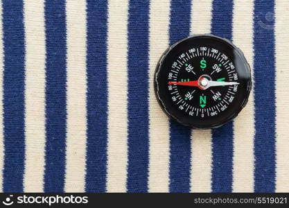 Compass on a sailor shirt