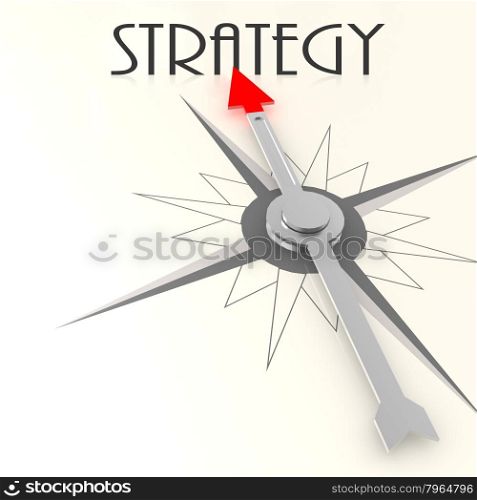 Compass with strategy word image with hi-res rendered artwork that could be used for any graphic design.. Care compass