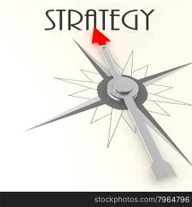Compass with strategy word image with hi-res rendered artwork that could be used for any graphic design.. Care compass