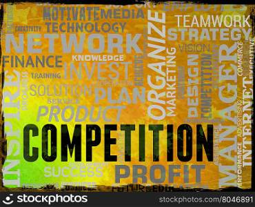 Competition Words Representing Rival Opponents And Challenger