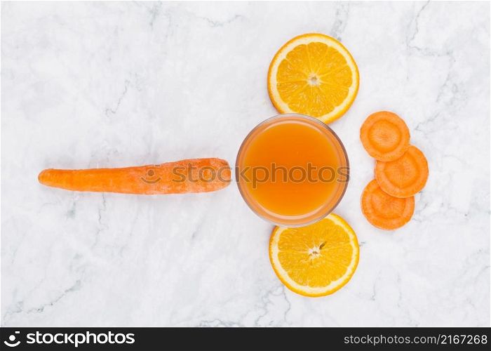 composition fruit vegetables juice