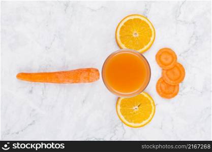 composition fruit vegetables juice