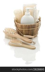 composition of bathing accessories