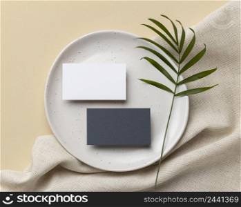 composition with stationery elements beige 3