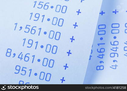 computational stripes with numbers. symbol for costs, expenses, revenues and profits.