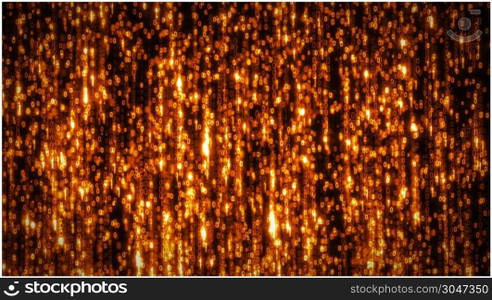 Computer Binary Code Data Falling Loop