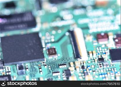 Computer chip database, microprocessor technology, selective focus