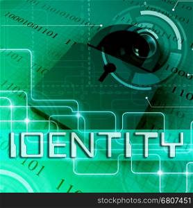 Computer Identity Theft Data Padlock Indicating Online Crime 3d Rendering