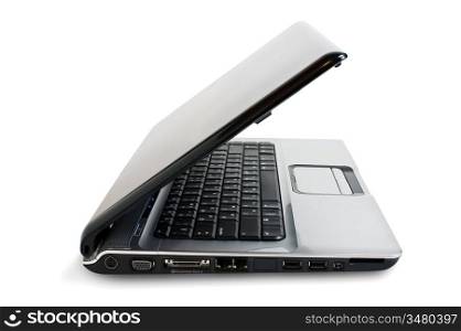 computer laptop isolated on a white background