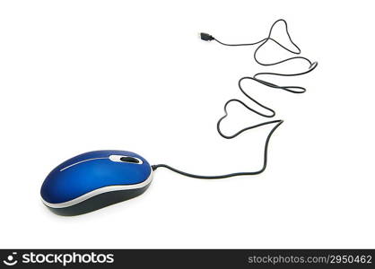 Computer mouse isolated on the white background