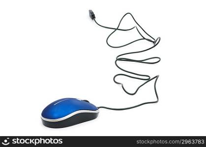 Computer mouse isolated on the white background