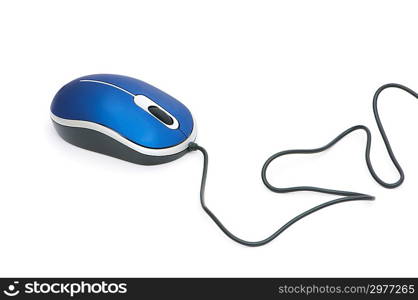 Computer mouse isolated on the white background