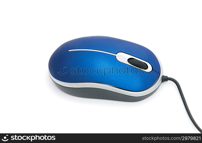 Computer mouse isolated on the white background