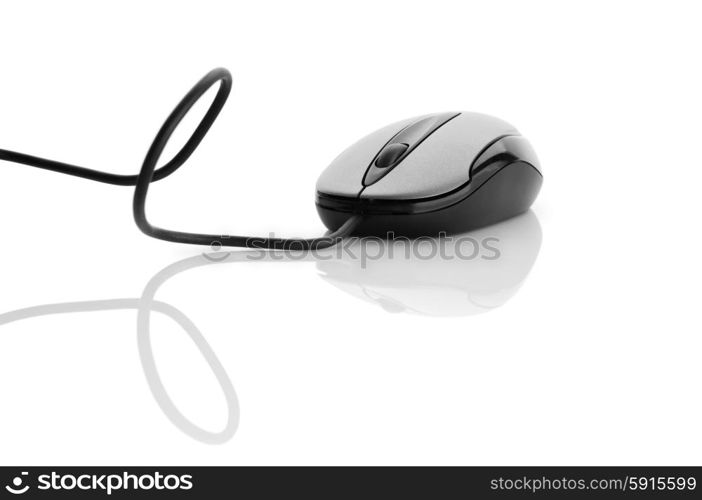 Computer mouse isolated on the white background