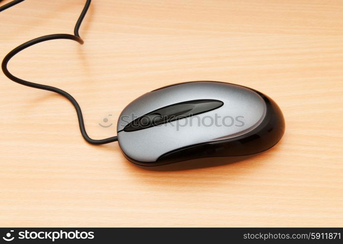 Computer mouse on the background - Technology concept