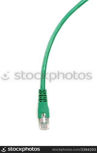 Computer Network Cable isolated on white background