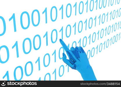 computer programming 3d abstract tech concept
