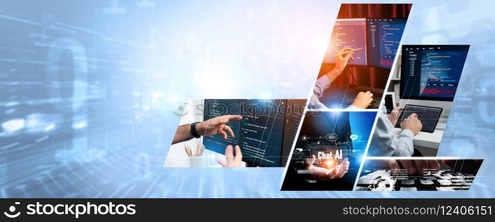 Computer programming, coding and AI artificial intelligence software development engaged by skilled coder and prompt engineer to develop LLM automated AI artificial intelligence virtual assistant NLP