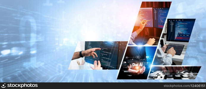 Computer programming, coding and AI artificial intelligence software development engaged by skilled coder and prompt engineer to develop LLM automated AI artificial intelligence virtual assistant NLP