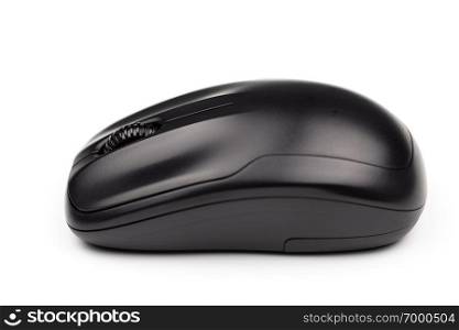 Computer wireless mouse isolated on white background for business, education and technology concept design.