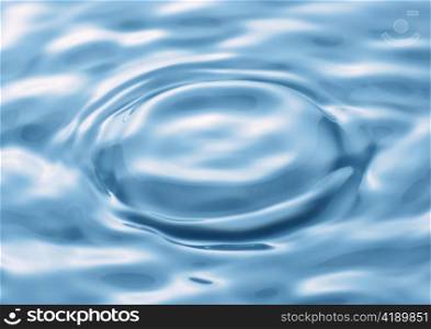 concentric ripples on water
