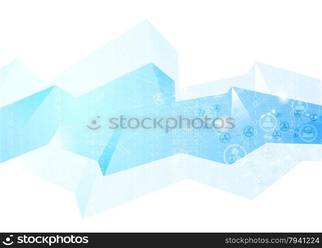 Concept bright abstract technology background