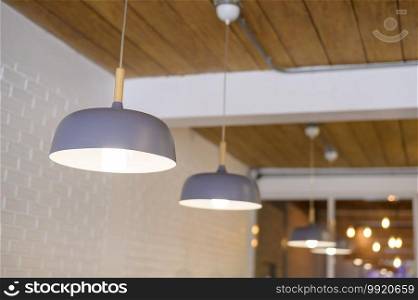 Concept decoration of modern coffee shop, interior design