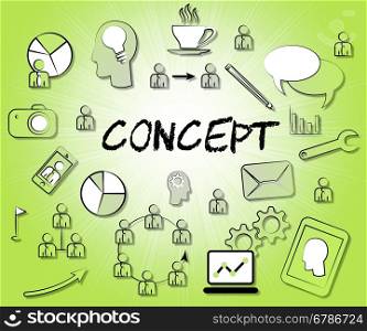 Concept Icons Meaning Theory Idea And Concepts